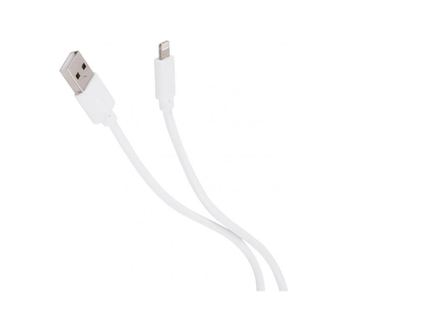 фото Кабель mobility usb-lightning-8-pin оплетка pvc белый