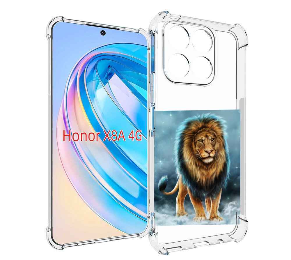 

Чехол MyPads Лев-в-тумане для Honor X8a, Tocco