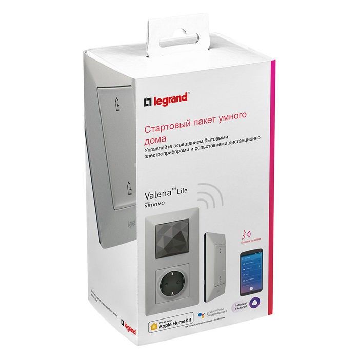 

Комплект умного дома LeGrand VLN-l 752396, Белый, VLN-l АЛЮ Стартовый пакет умн. (752396)