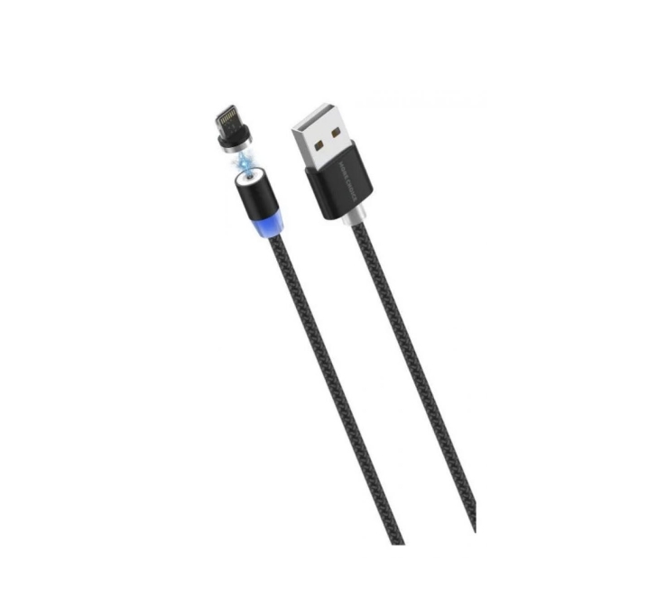 фото Кабель more choice k61si usb магнитный 2,4 a для apple 8-pin черный 1 м