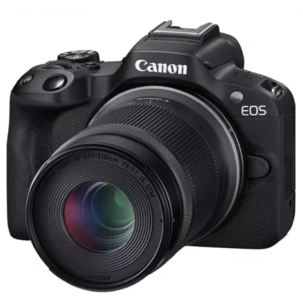 

Фотоаппарат беззеркальный Canon EOS-R50 RF 55-210 STM Black, EOS-R50 RF 55-210 STM