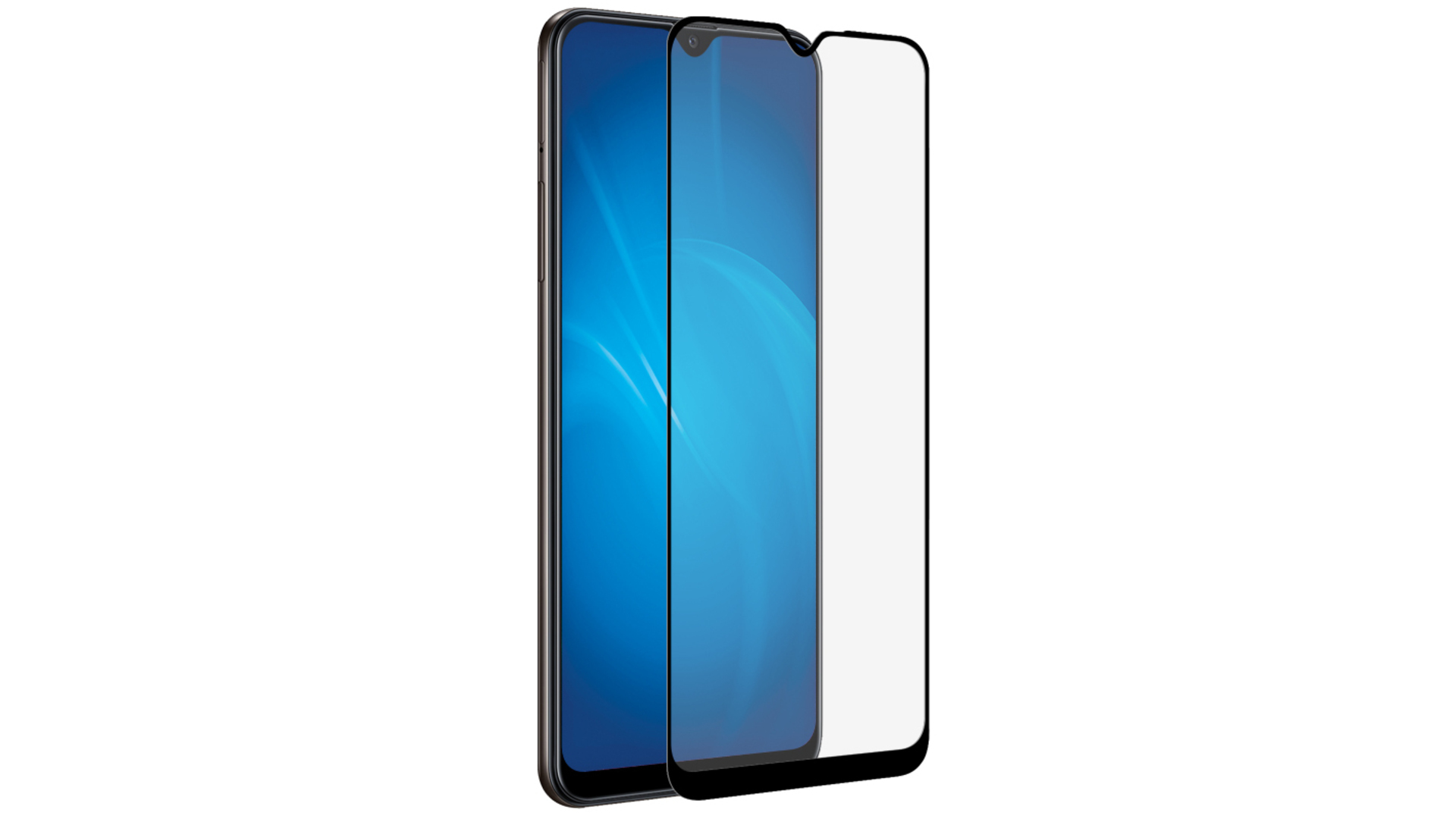 Защитное стекло Mobility 3D с черной рамкой для Samsung Galaxy A72