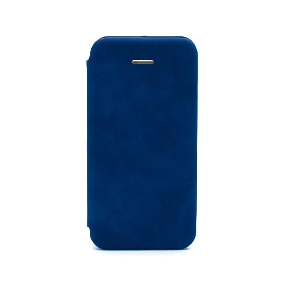 

Чехол-книжка из кожи PU на iPhone 5/5S/SE синий мрамор, FLPU103M
