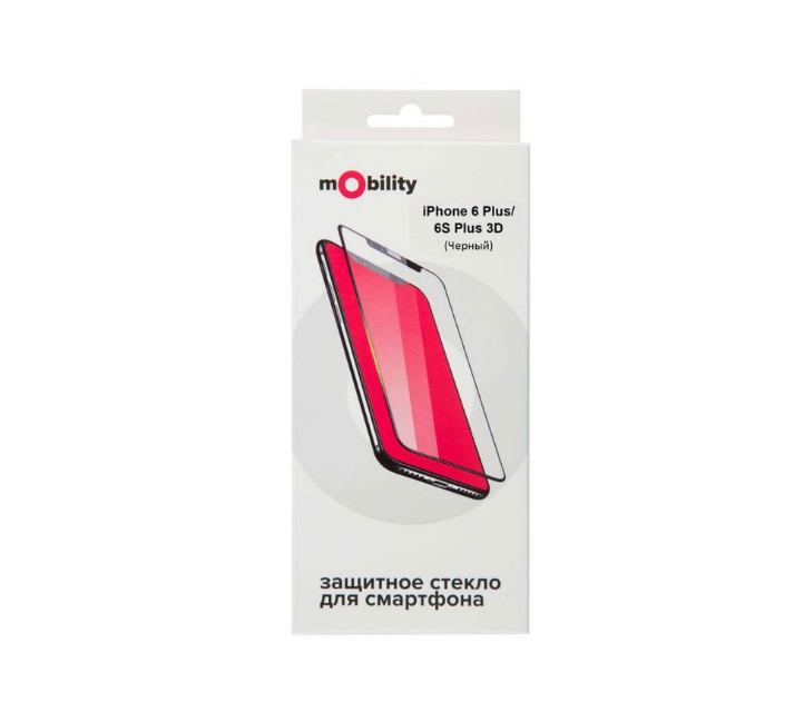 

Защитное стекло mObility для iPhone 6 Plus-6S Plus Full Screen 3D черное