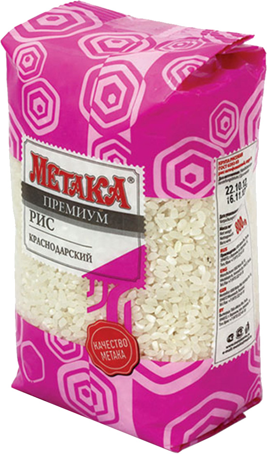 

Крупа Метака Рис Краснодарский 800 г