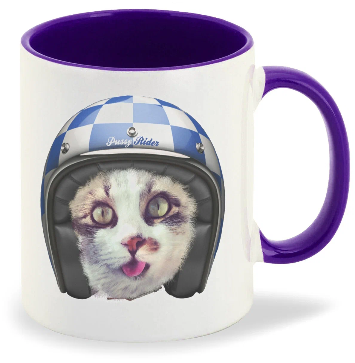 

Кружка CoolPodarok Котик Пусси Райдер