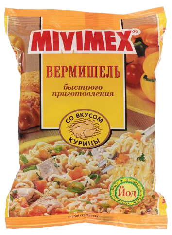 

Вермишель Mivimex курица быстрого приготовления 50 г