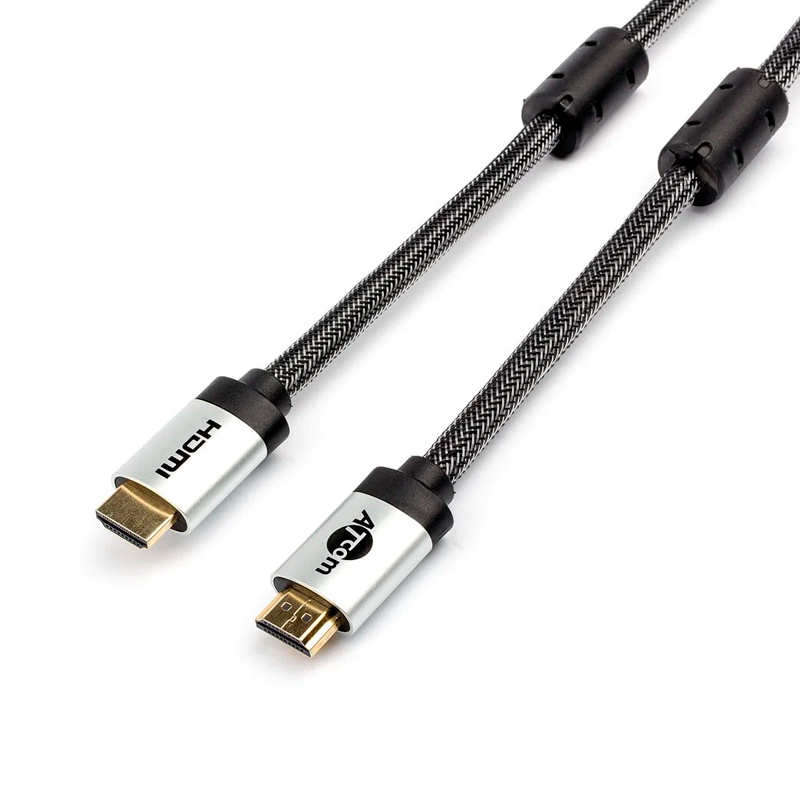 Кабель Atcom HDMI - HDMI вилка-вилка 3м (23892) черный, красный