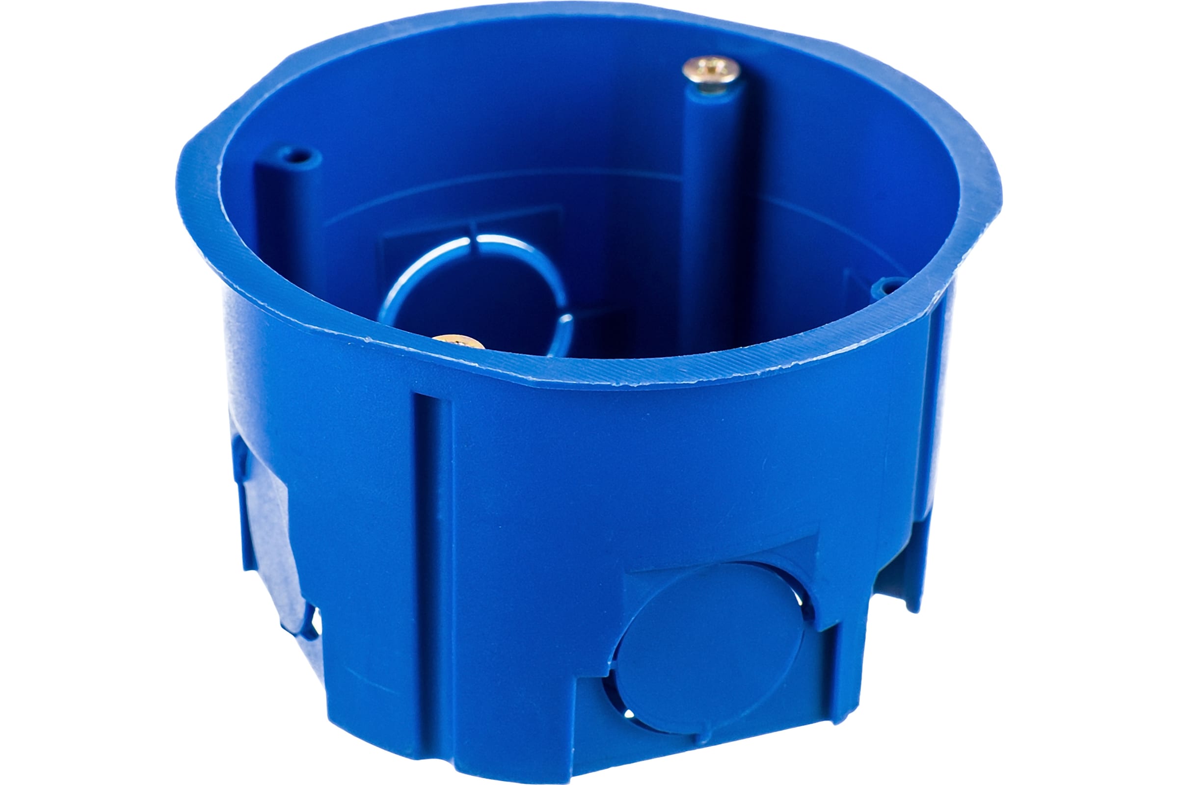 Россия Коробка установочная приборная в бетон УПп 68/45.1.1, синяя установочная коробка в бетон ruvinil