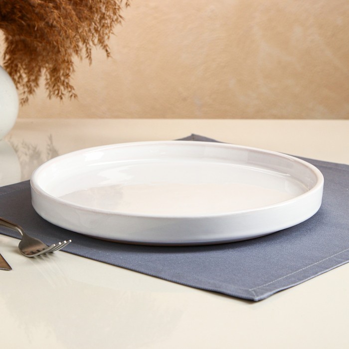 

Блюдо для подачи, керамика, d 27.5 см, Иран