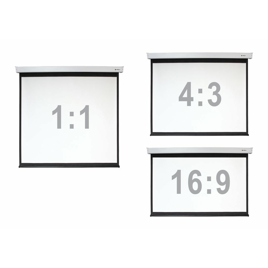 

Экран для дома, настенно потолочный с электроприводом Digis DSEF-16909, Белый, DSEF-16909