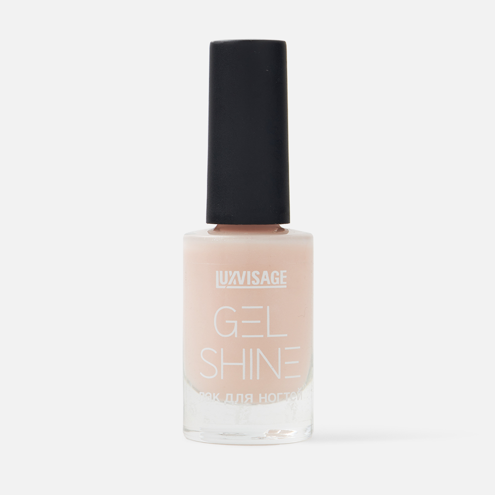 Лак для ногтей Luxvisage Gel Shine с шиммером, тон 101 молочный розовый, 9 г