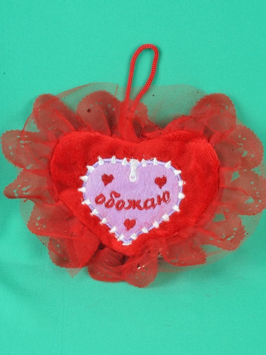 

Мягкая игрушка АКИМБО КИТ сердце 12 см, Красный, 97116е-обожаю сирен Сердечко 2022/60)