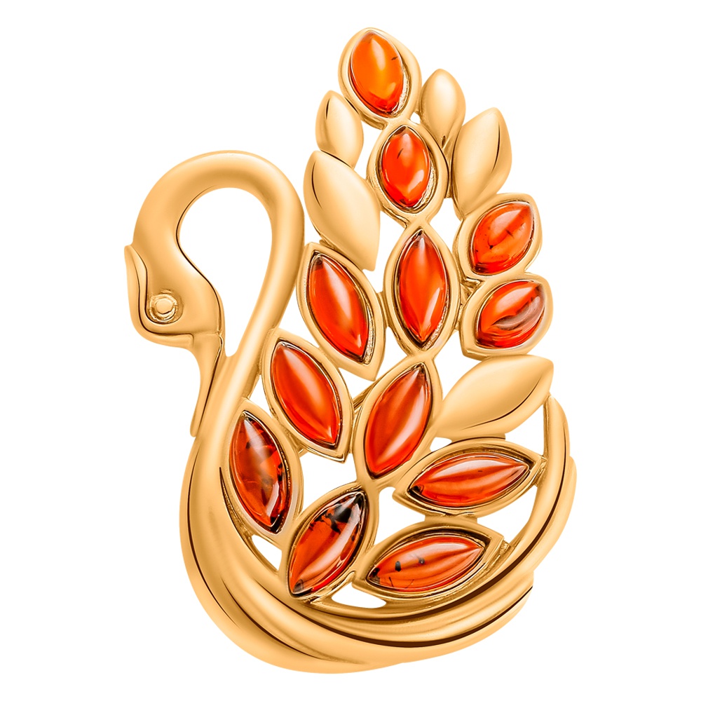 

Брошь из серебра с янтарем 585Gold 709000196, 709000196