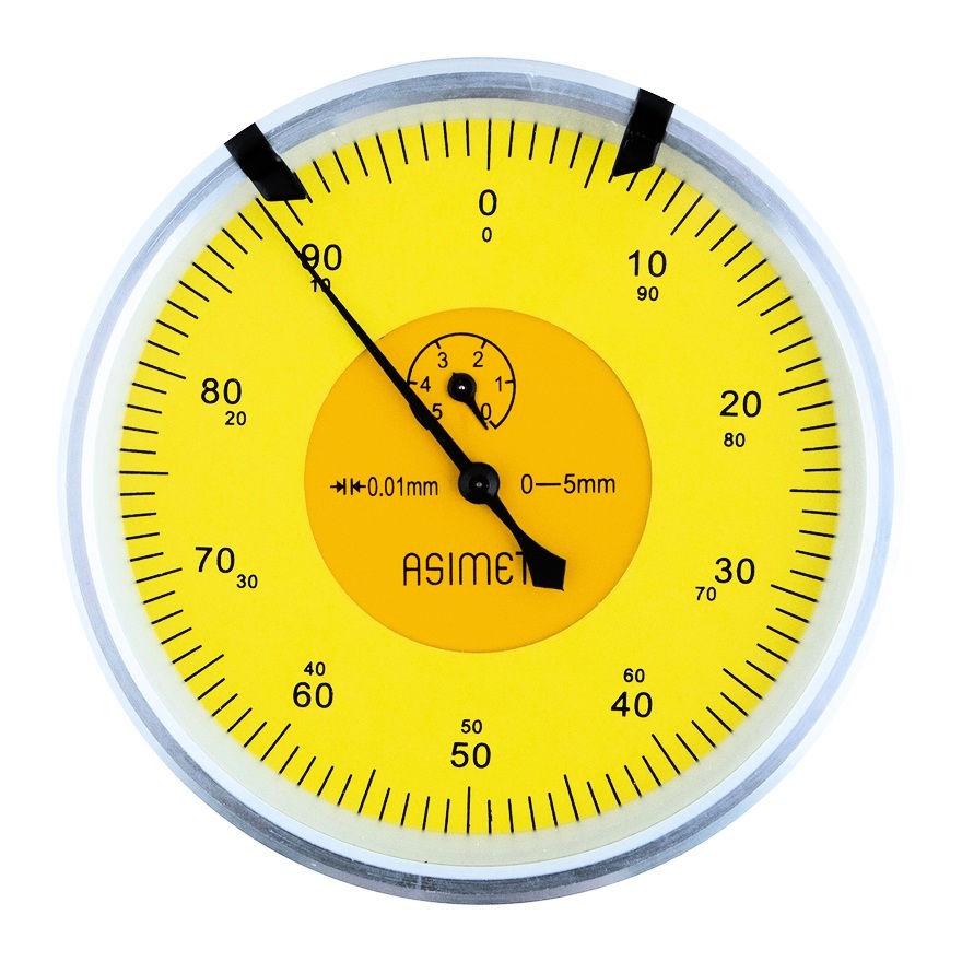 фото Индикатор часового типа asimeto 422-13-2 ич 0-5 мм, 0,01 мм, горизонтальная шкала