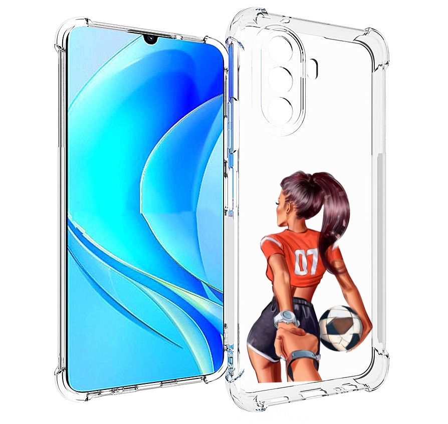 

Чехол MyPads Девушка-футболистка женский для Huawei Nova Y70 / Nova Y70 Plus (MGA-LX9N), Прозрачный, Tocco