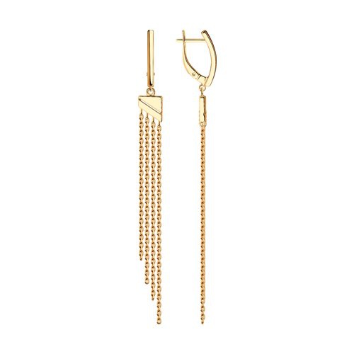 

Серьги подвески из серебра 585Gold 702008737, 702008737