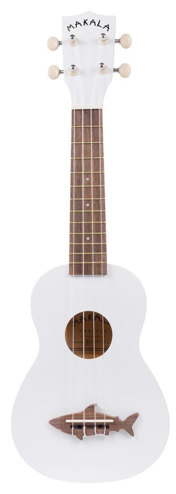 

Укулеле  KALA MK-SS/WHT MAKALA SHARK SOPRANO UKULELE GREAT WHI, Белый