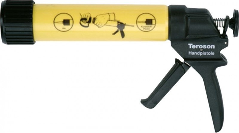 фото Пистолет для герметика пистолет для картушей 150/300/310 ml, желтый teroson арт. 142240