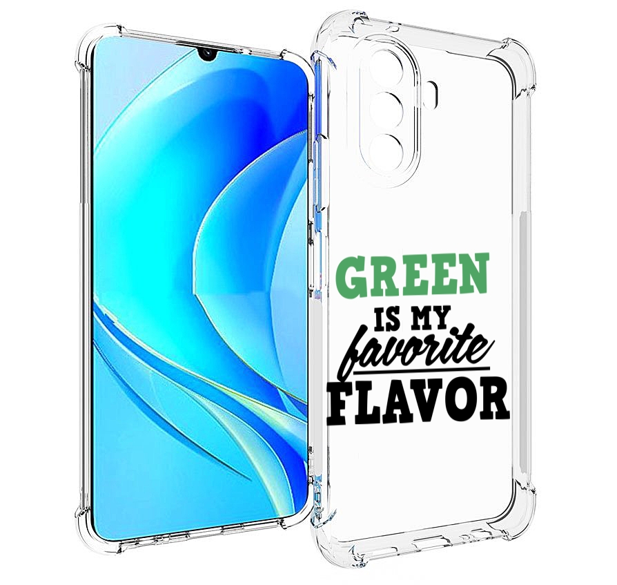 

Чехол MyPads Зеленый-фаворит для Huawei Nova Y70 / Nova Y70 Plus (MGA-LX9N), Прозрачный, Tocco