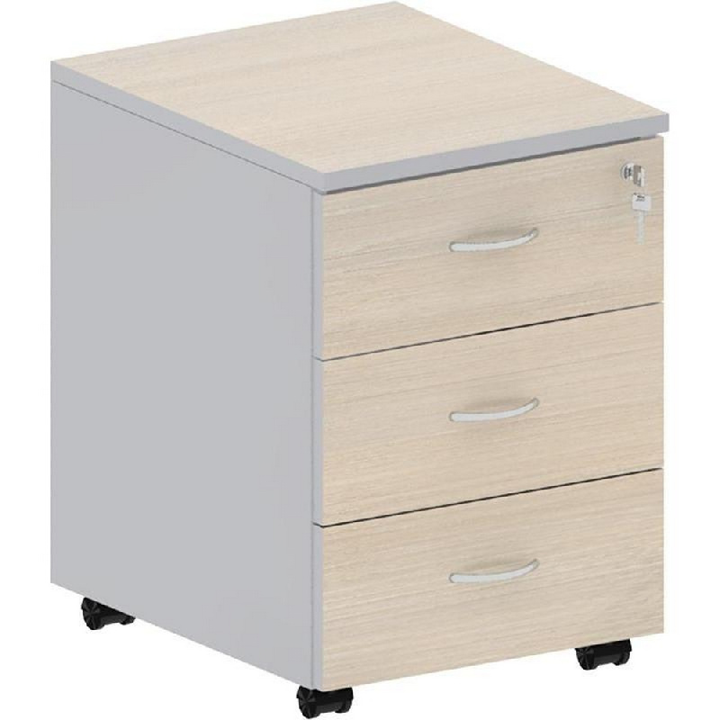 

Тумба Easy St . выкатная 911274 (440) 3 ящ. св.дуб/сер