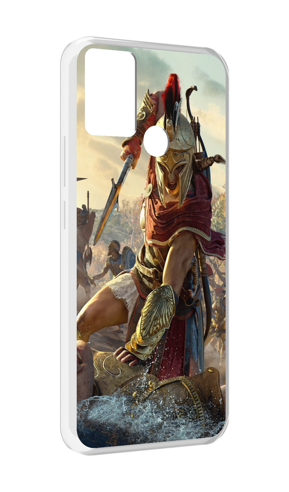 

Чехол MyPads Assassin's Creed Odyssey Kassandra мужской для Infinix Hot 11 Play, Прозрачный, Tocco