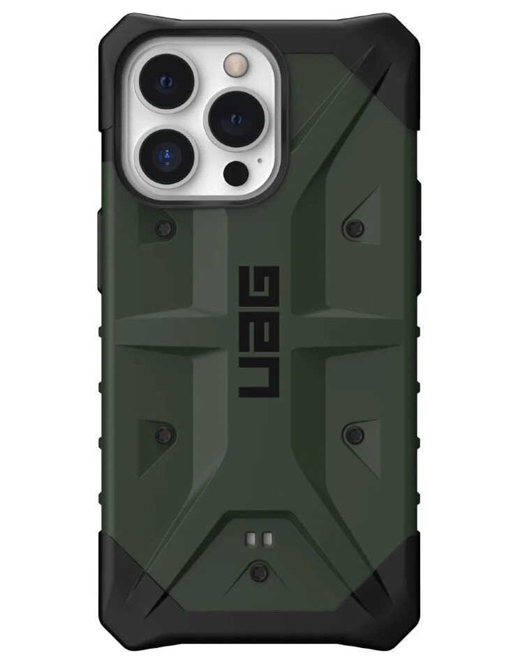 фото Чехол uag pathfinder series для iphone 13 pro, цвет оливковый