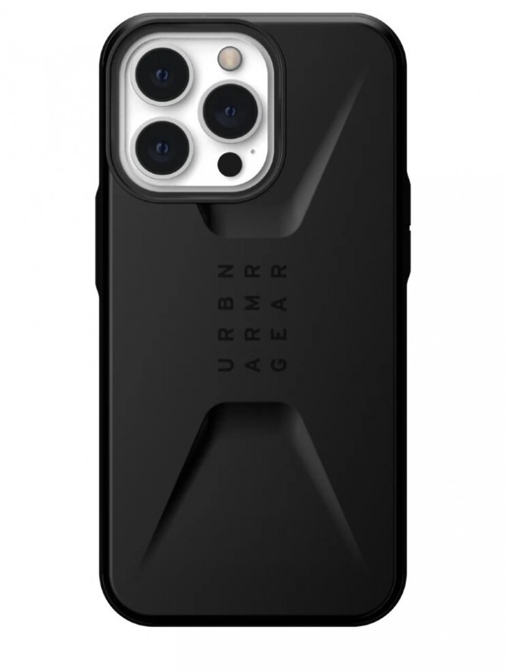 фото Чехол uag civilian series для iphone 13 pro, цвет черный