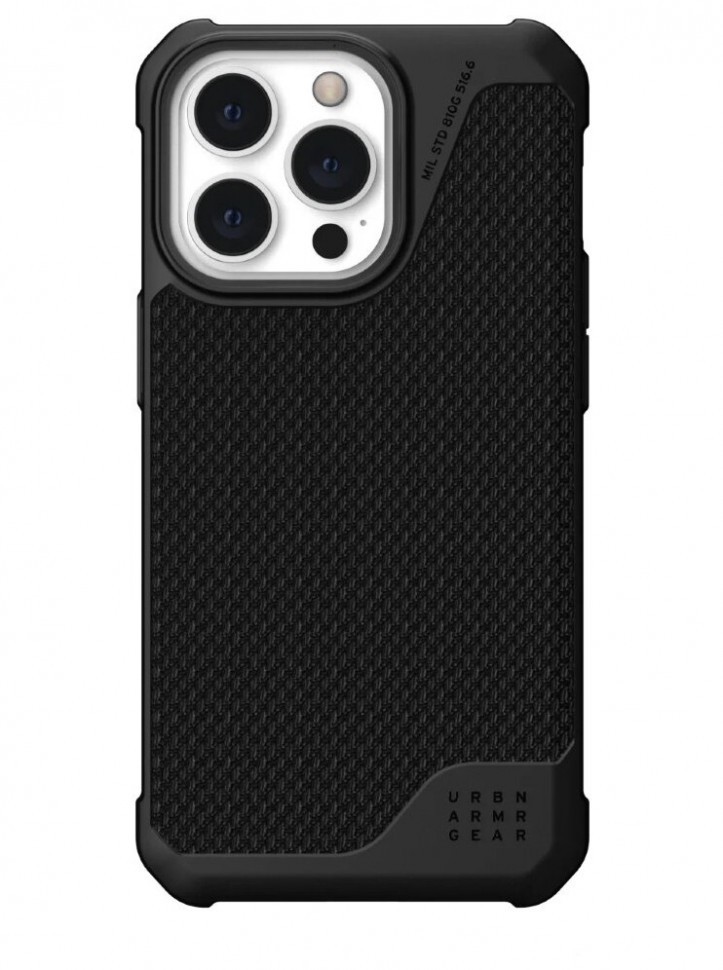 фото Чехол uag metropolis lt series для iphone 13 pro, цвет черный кевлар