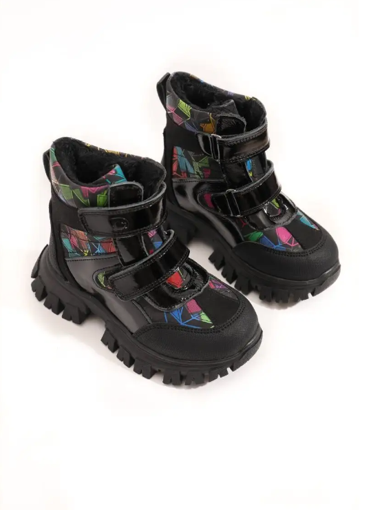 Ботинки детские Dreamurr Shoes M-D-10, черный, 29 ботинки демисезонные betsy серые 36
