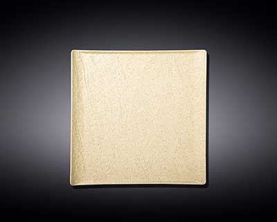 Тарелка WILMAX Sandstone 21,5x21,5 см квадратная песочная арт. WL-661306 / A KSPT-М1164