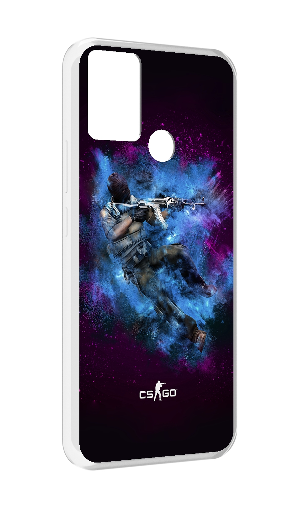 

Чехол MyPads CS-go-террорист для Infinix Hot 11 Play, Прозрачный, Tocco