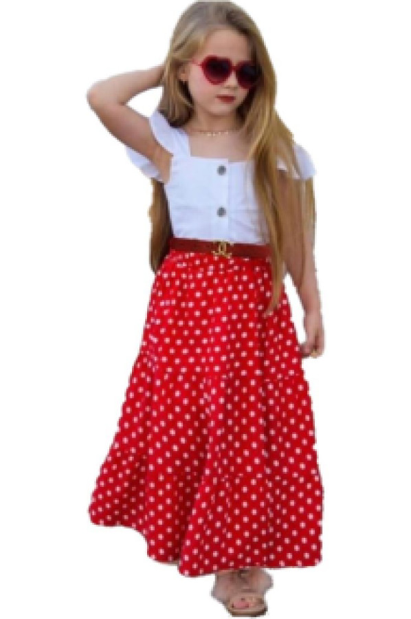 

Костюм с юбкой Ricco Tarz 2212903706, 4-5 лет, красный (доставка из-за рубежа)