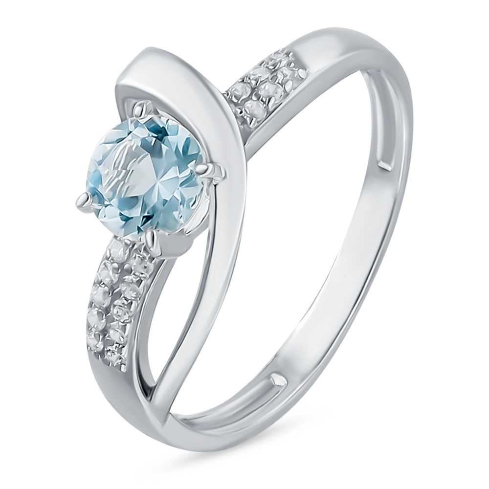 

Кольцо из серебра р. , 585Gold 701011303, топаз, 701011303