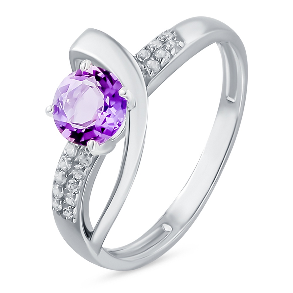 

Кольцо из серебра с аметистом р.  585Gold 701011239, 701011239