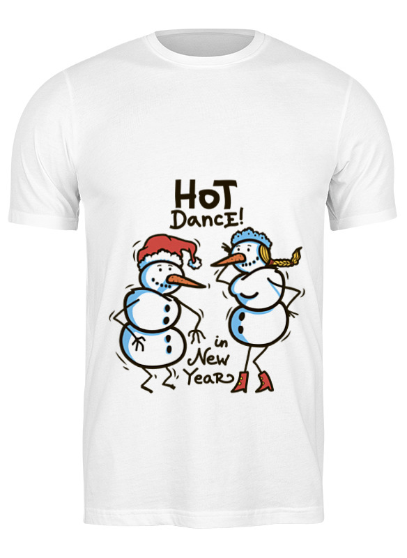 

Футболка мужская Printio New year белая XL, Белый, New year