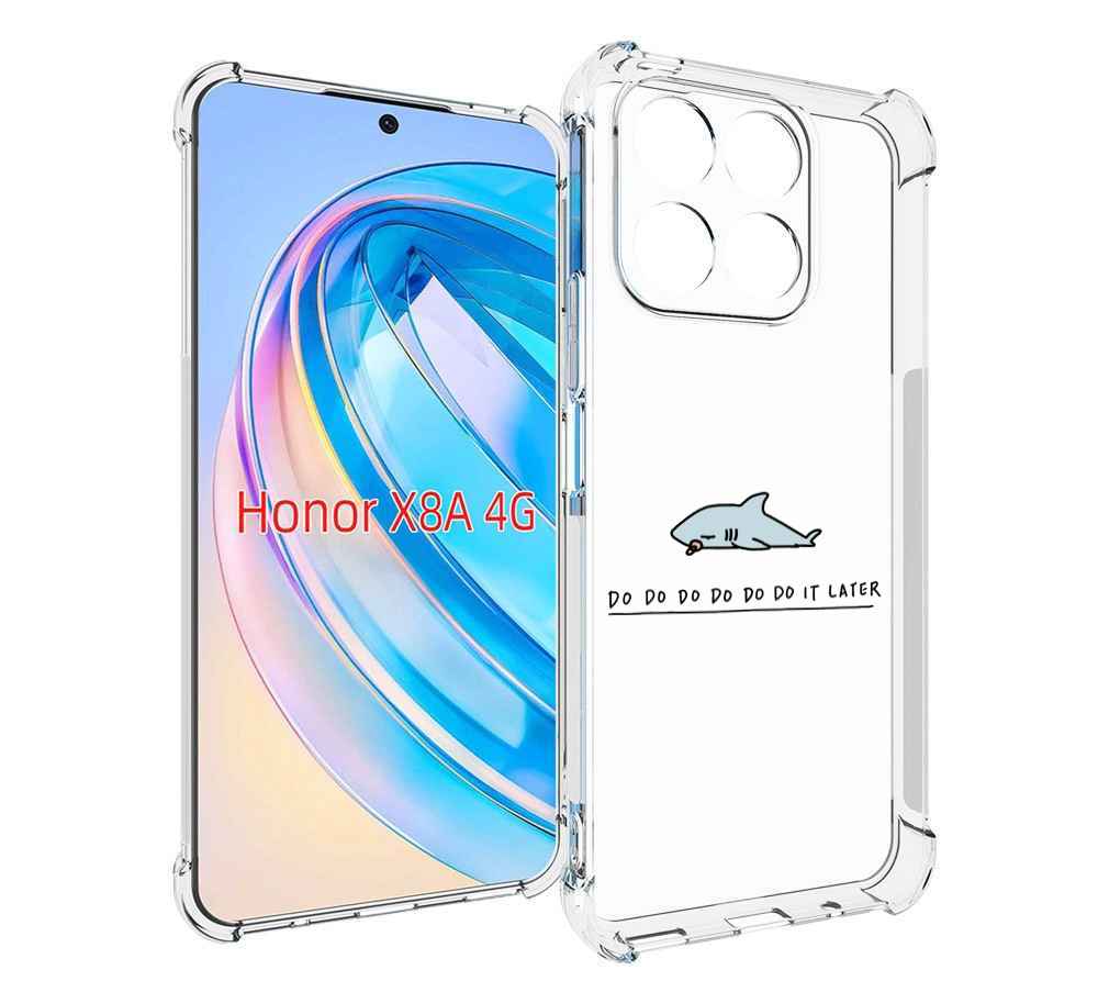 

Чехол MyPads Мини-акула для Honor X8a, Tocco