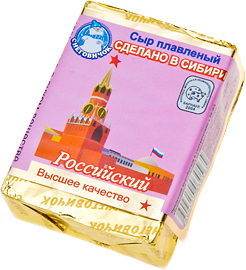 

Плавленый сыр Снеговичок Российский 45% 90 г бзмж