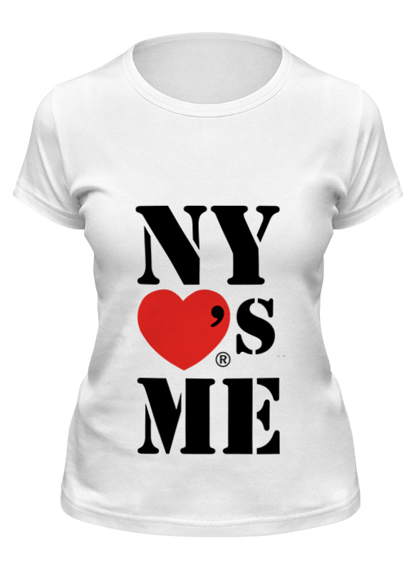 

Футболка женская Printio Ny белая XL, Белый, Ny