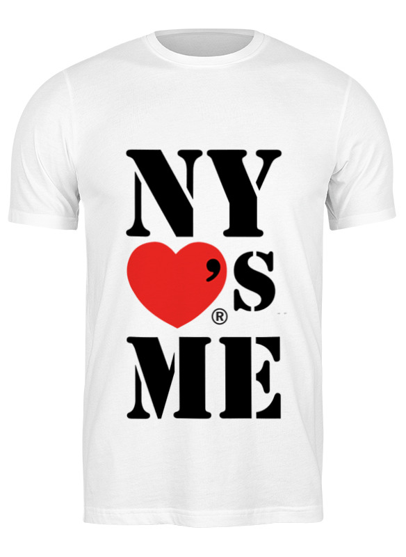 

Футболка мужская Printio Ny белая XL, Белый, Ny