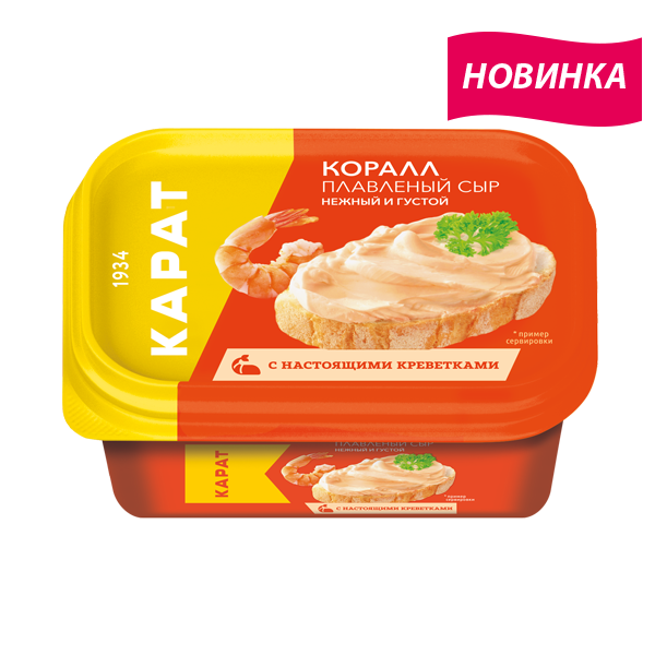 Плавленый сыр Карат Коралл 45% 400 г