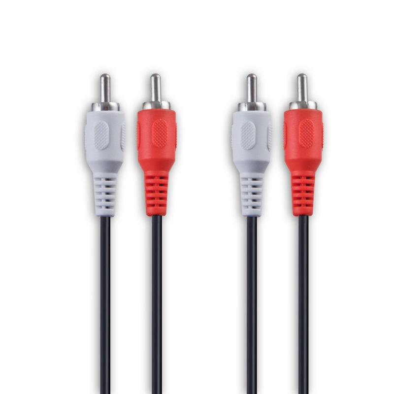 фото Кабель belsis bl1011 2 rca - 2 rca 3 м черный