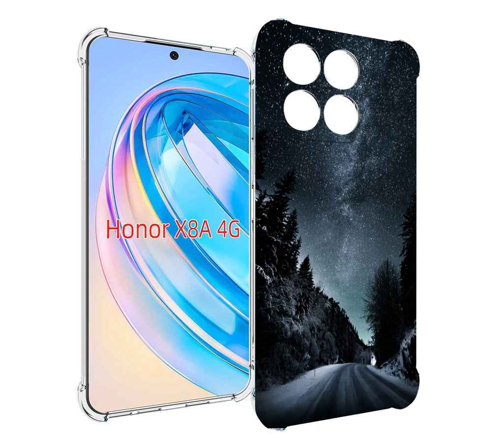 

Чехол MyPads Ночной-лес для Honor X8a, Tocco