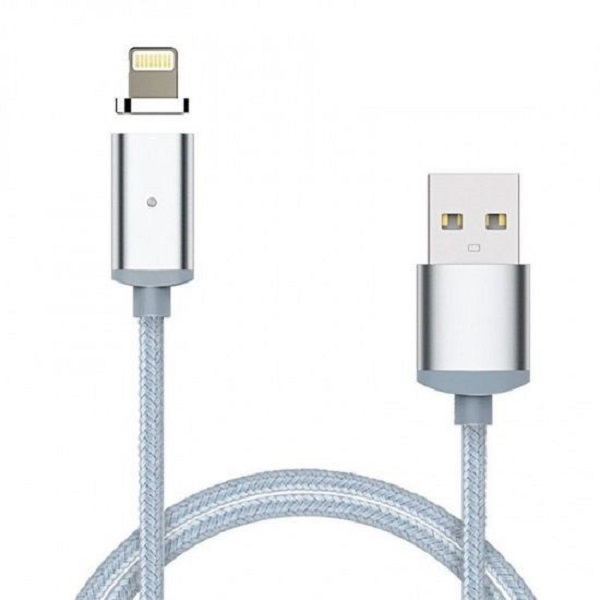 фото Кабель mobility магнитный usb - lightning 8 pin rl белый