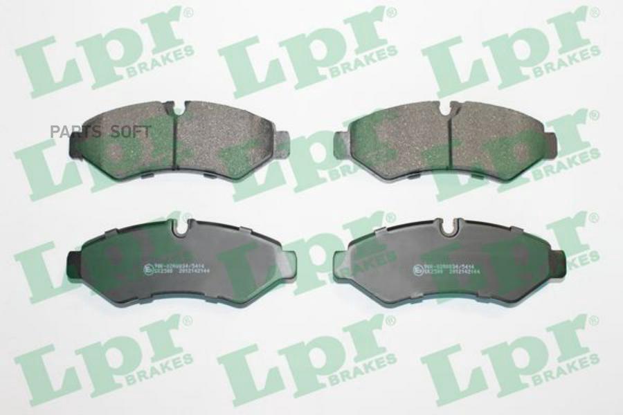 

колодки ТОРМОЗНЫЕ ДИСКОВЫЕ ЗАДН MB SPRINTER 3,5T, 1шт