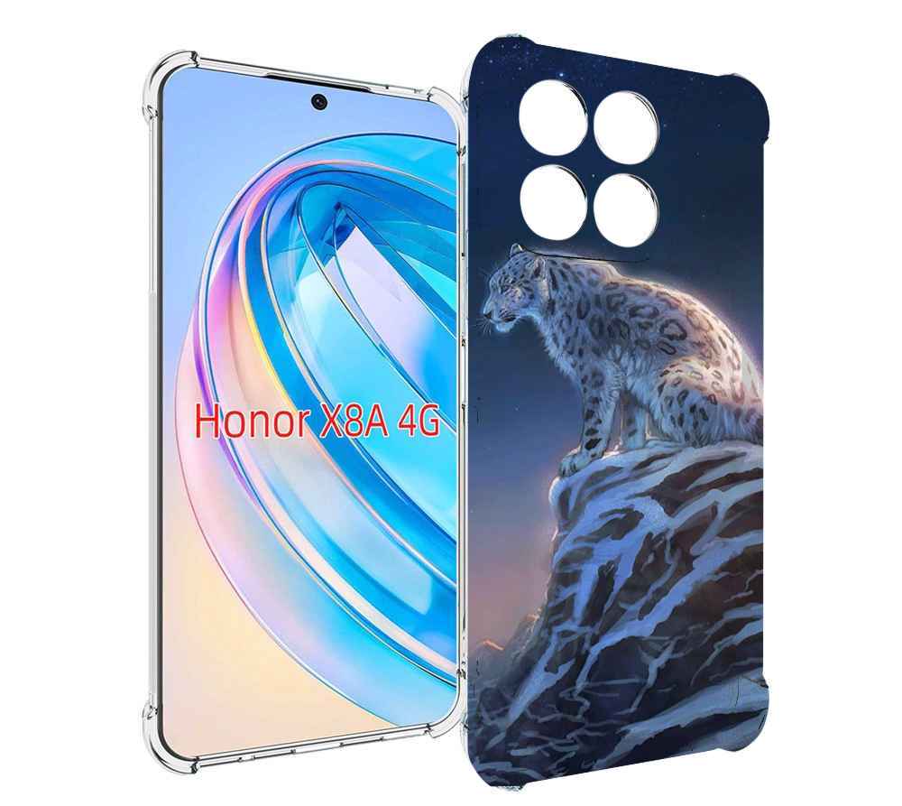 

Чехол MyPads Одинокий-Барс для Honor X8a, Tocco