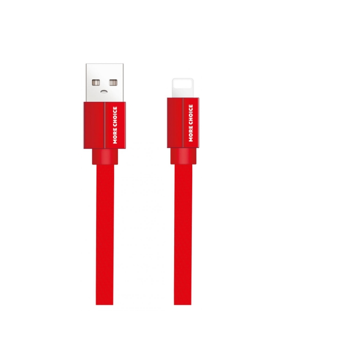 фото Кабель more choice k20i usb-lighning 175 мм красный