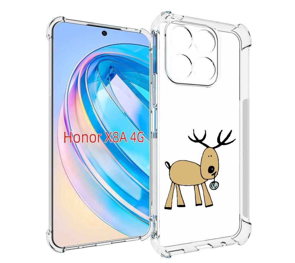 

Чехол MyPads Олень с шариком для Honor X8a, Tocco