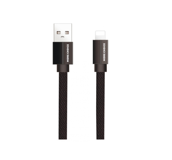 фото Кабель more choice k20i usb-lighning 175 мм черный