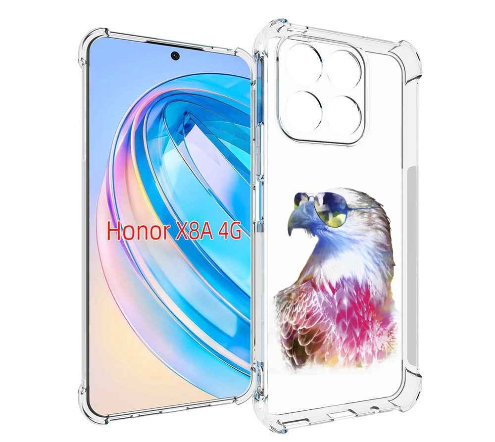 

Чехол MyPads Орел в очках для Honor X8a, Tocco
